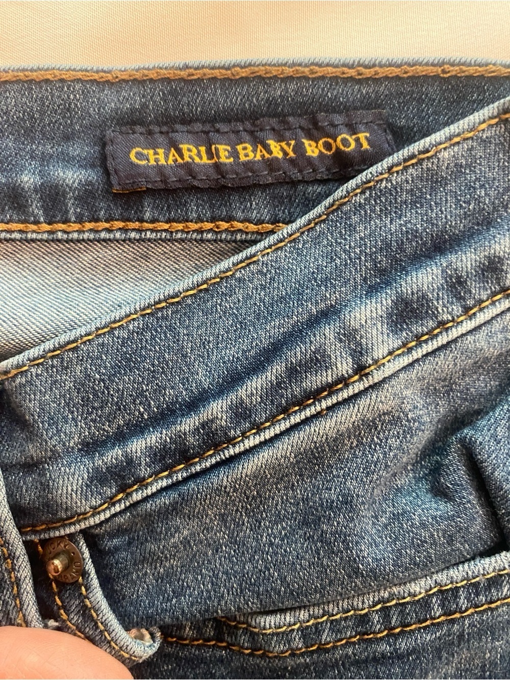Lucky Brand Women's Charlie Baby Boot Low Rise Jeans Size 8 length 29” Ankle - Picture 6 of 16